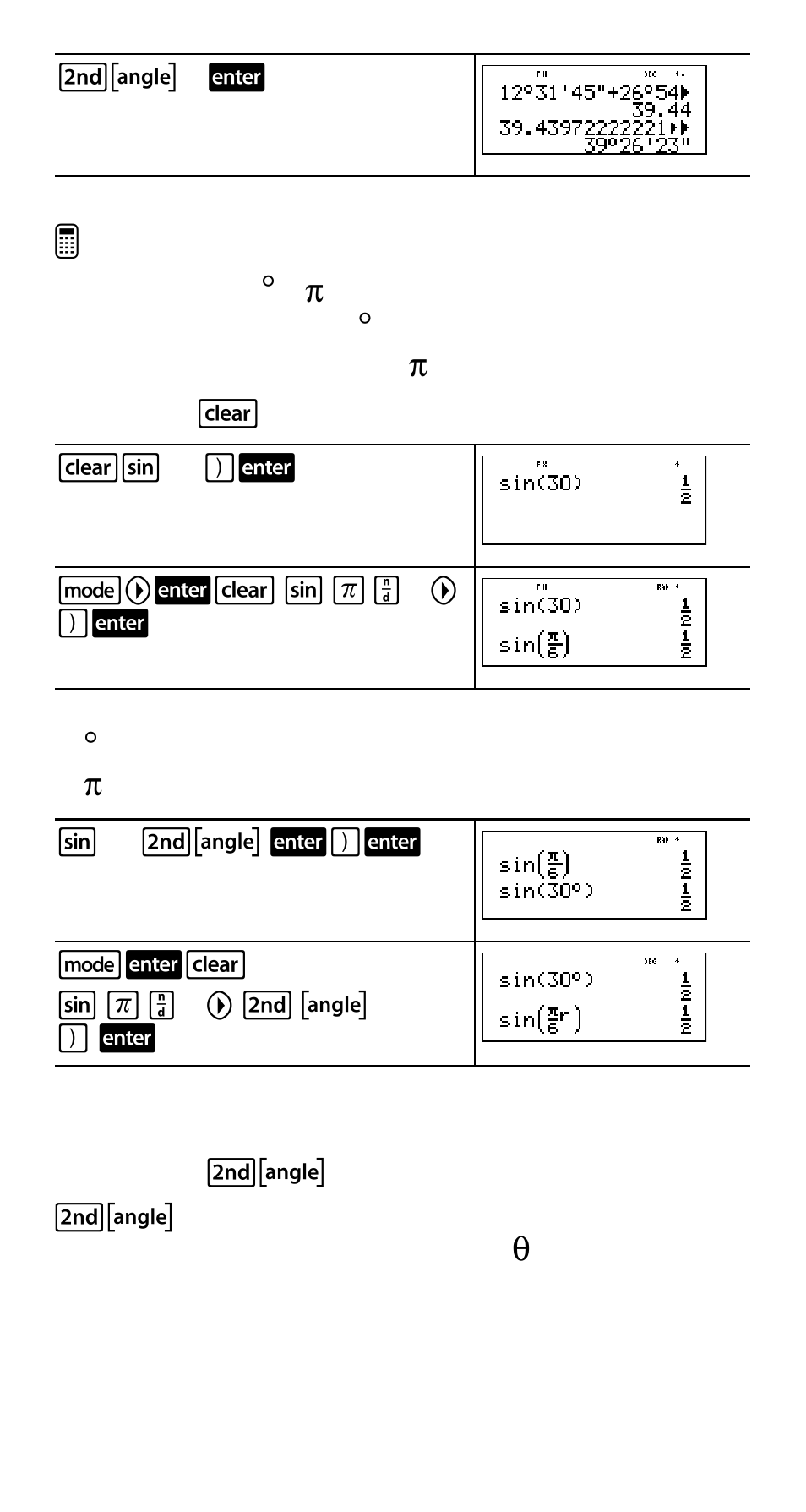 Rectangular to polar | Texas Instruments TI-30XS User Manual | Page 20 / 44