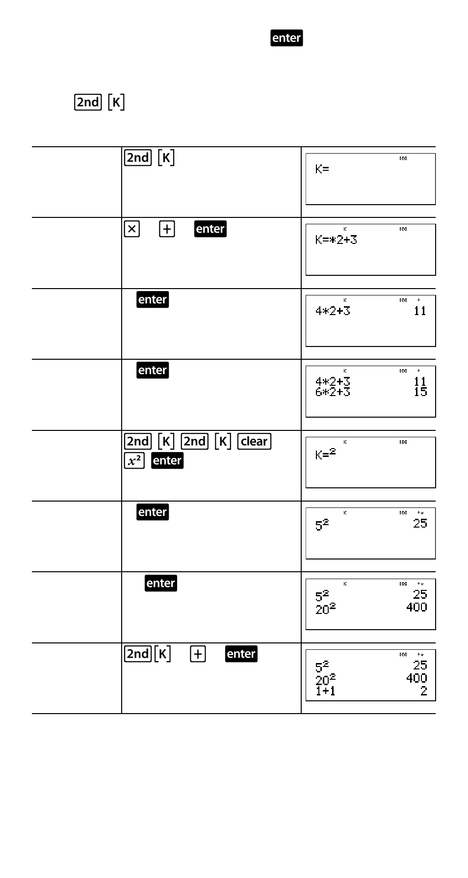 Examples | Texas Instruments TI-30XS User Manual | Page 25 / 44