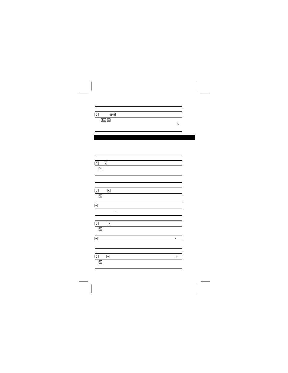 Calculating percentages | Texas Instruments TI-5640 User Manual | Page 8 / 34