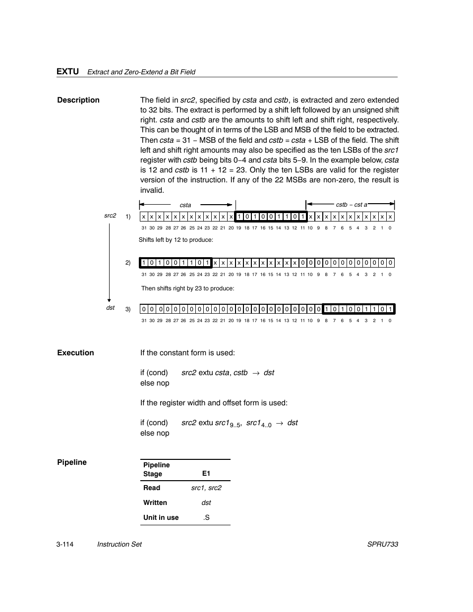 Extu | Texas Instruments TMS320C67X/C67X+ DSP User Manual | Page 174 / 465