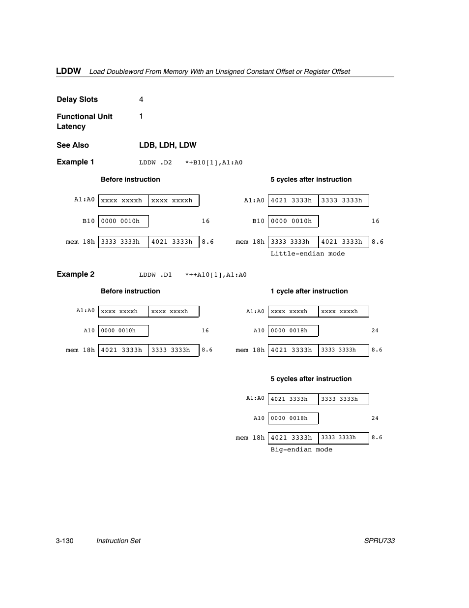 Texas Instruments TMS320C67X/C67X+ DSP User Manual | Page 190 / 465