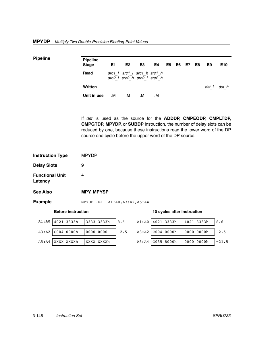 Texas Instruments TMS320C67X/C67X+ DSP User Manual | Page 206 / 465