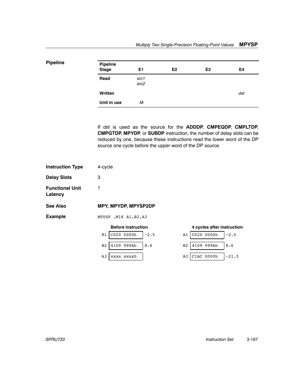 Texas Instruments TMS320C67X/C67X+ DSP User Manual | Page 227 / 465