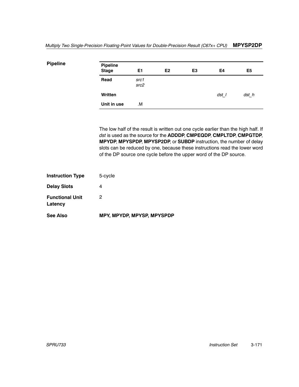 Texas Instruments TMS320C67X/C67X+ DSP User Manual | Page 231 / 465