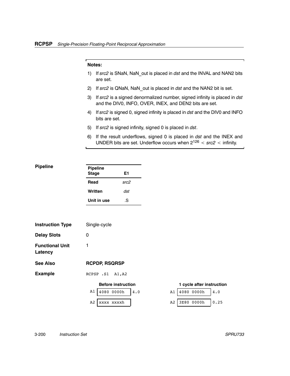 Texas Instruments TMS320C67X/C67X+ DSP User Manual | Page 260 / 465