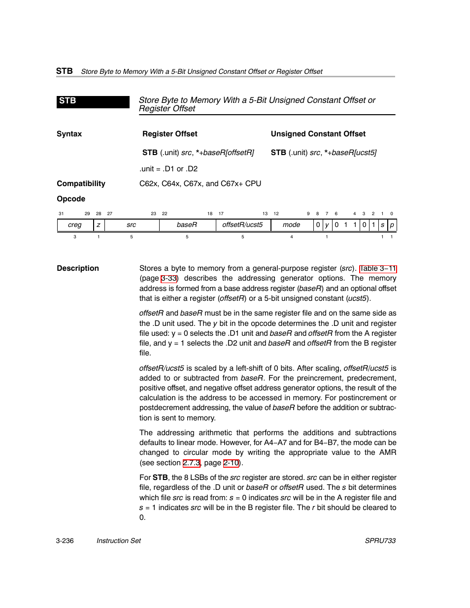 Texas Instruments TMS320C67X/C67X+ DSP User Manual | Page 296 / 465