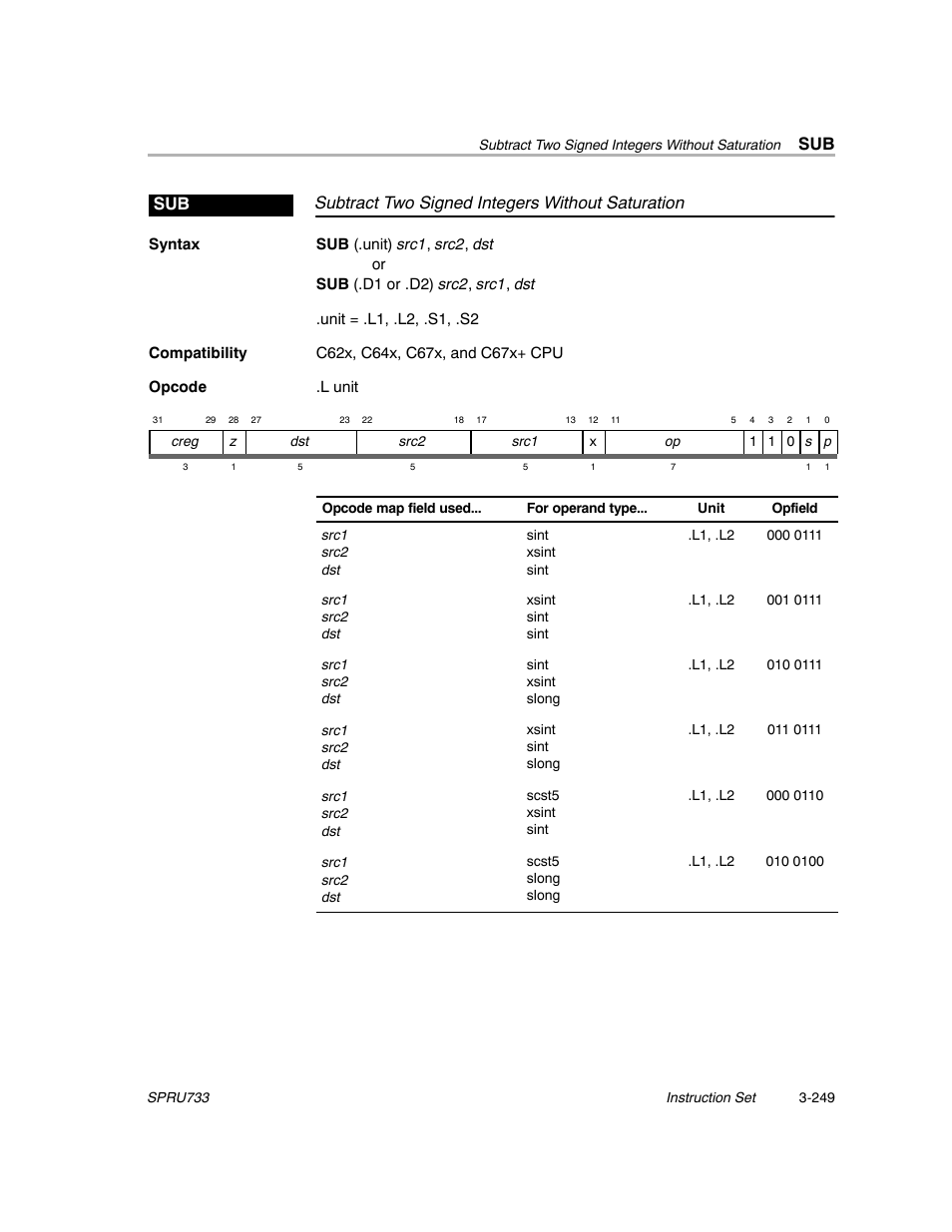 Texas Instruments TMS320C67X/C67X+ DSP User Manual | Page 309 / 465