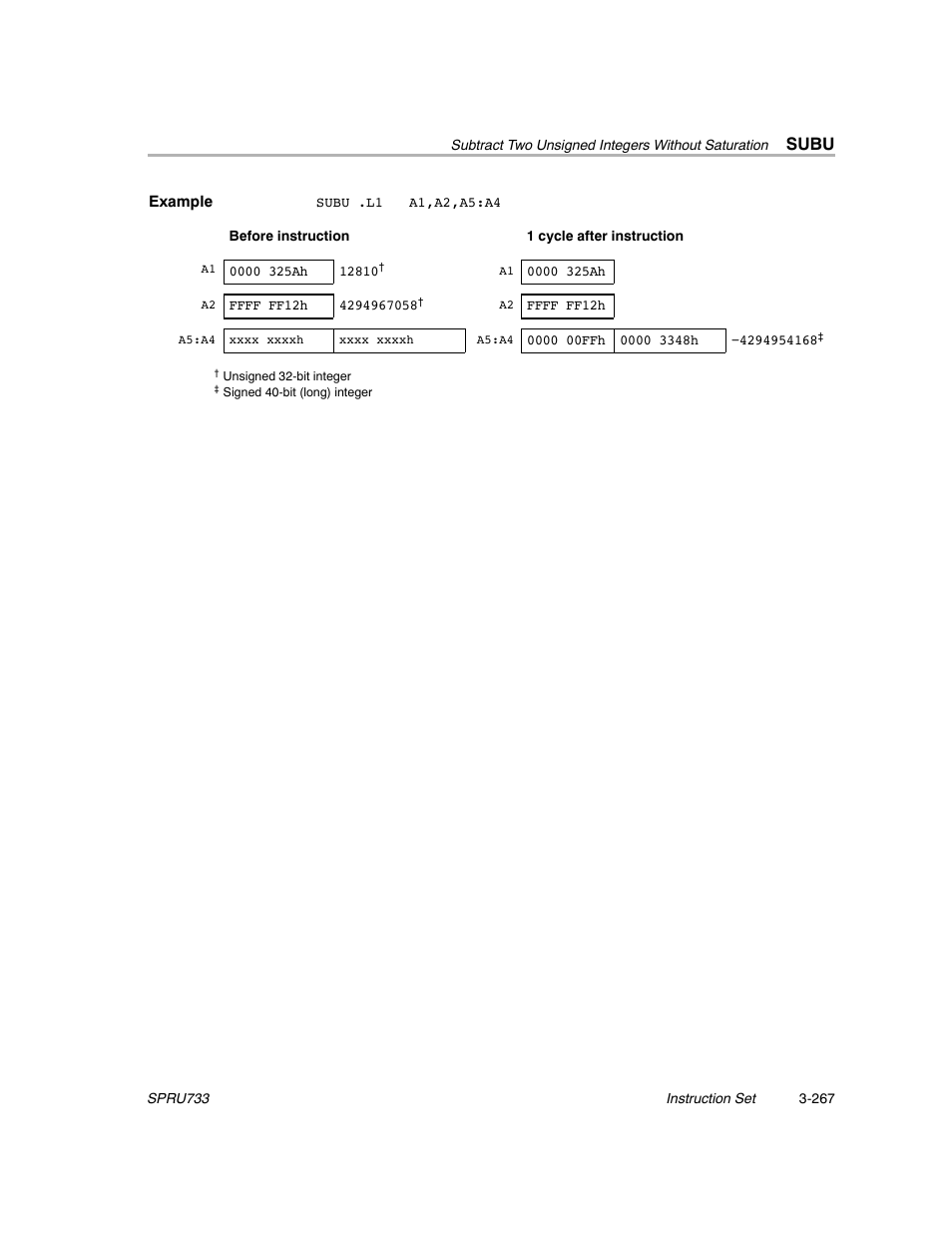 Subu | Texas Instruments TMS320C67X/C67X+ DSP User Manual | Page 327 / 465