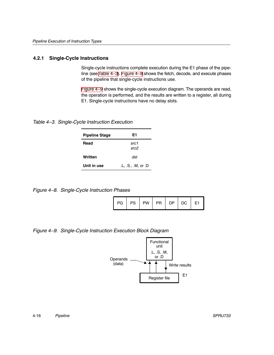 1 single-cycle instructions | Texas Instruments TMS320C67X/C67X+ DSP User Manual | Page 348 / 465