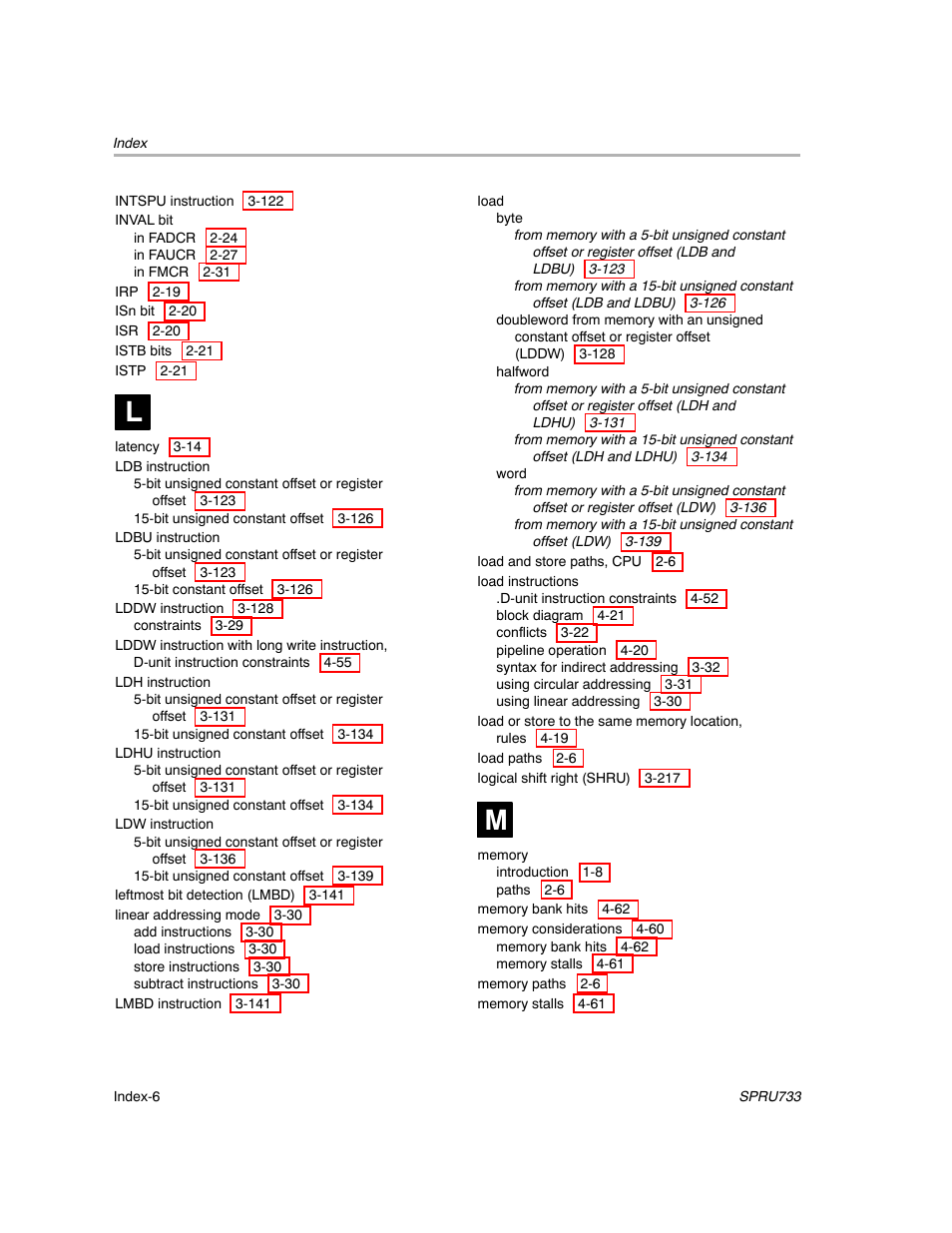 Texas Instruments TMS320C67X/C67X+ DSP User Manual | Page 460 / 465