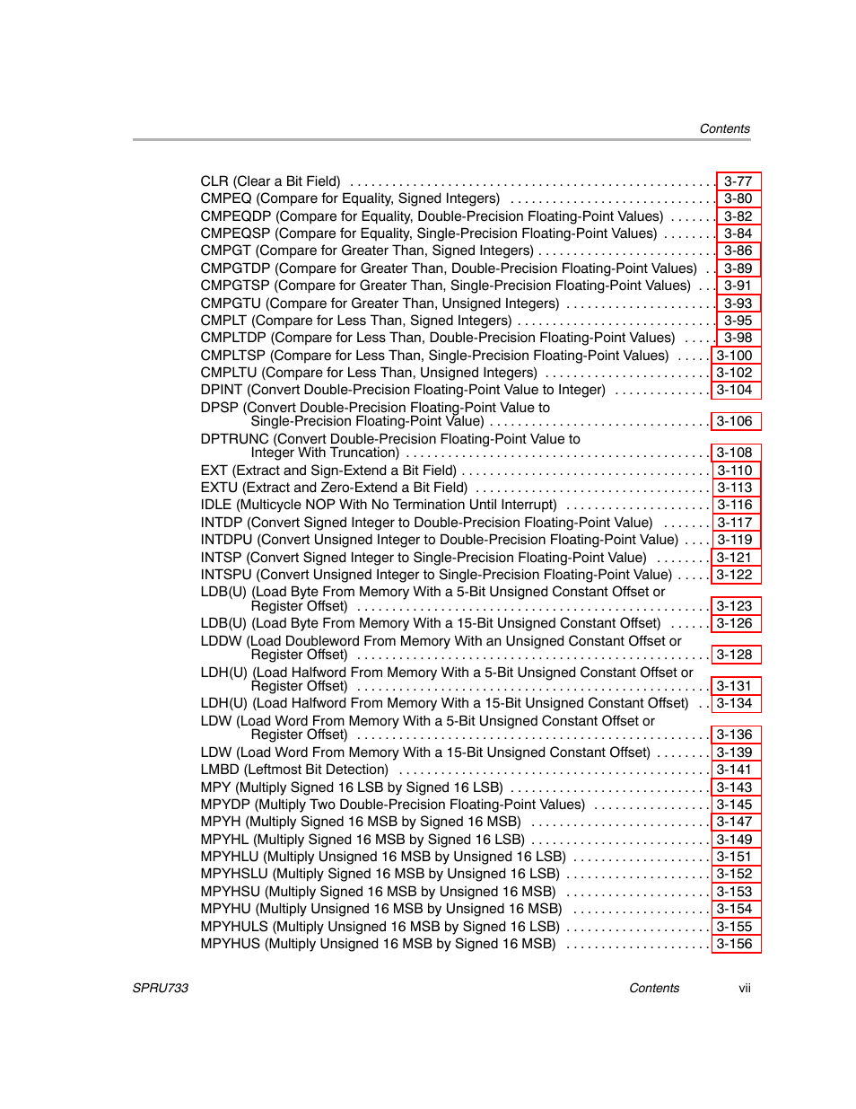 Texas Instruments TMS320C67X/C67X+ DSP User Manual | Page 7 / 465