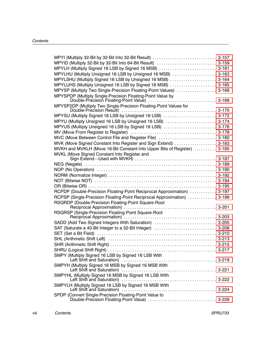 Texas Instruments TMS320C67X/C67X+ DSP User Manual | Page 8 / 465