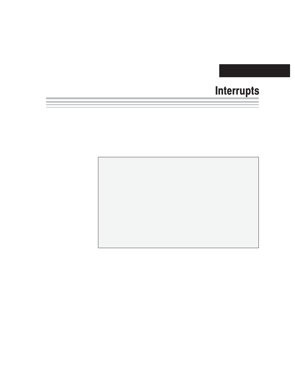 Interrupts, Chapter 10 | Texas Instruments MSC1210 User Manual | Page 107 / 324