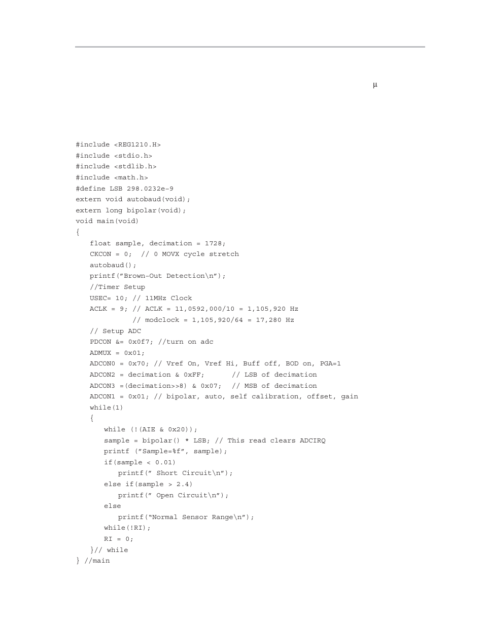 4 burnout current sources | Texas Instruments MSC1210 User Manual | Page 143 / 324