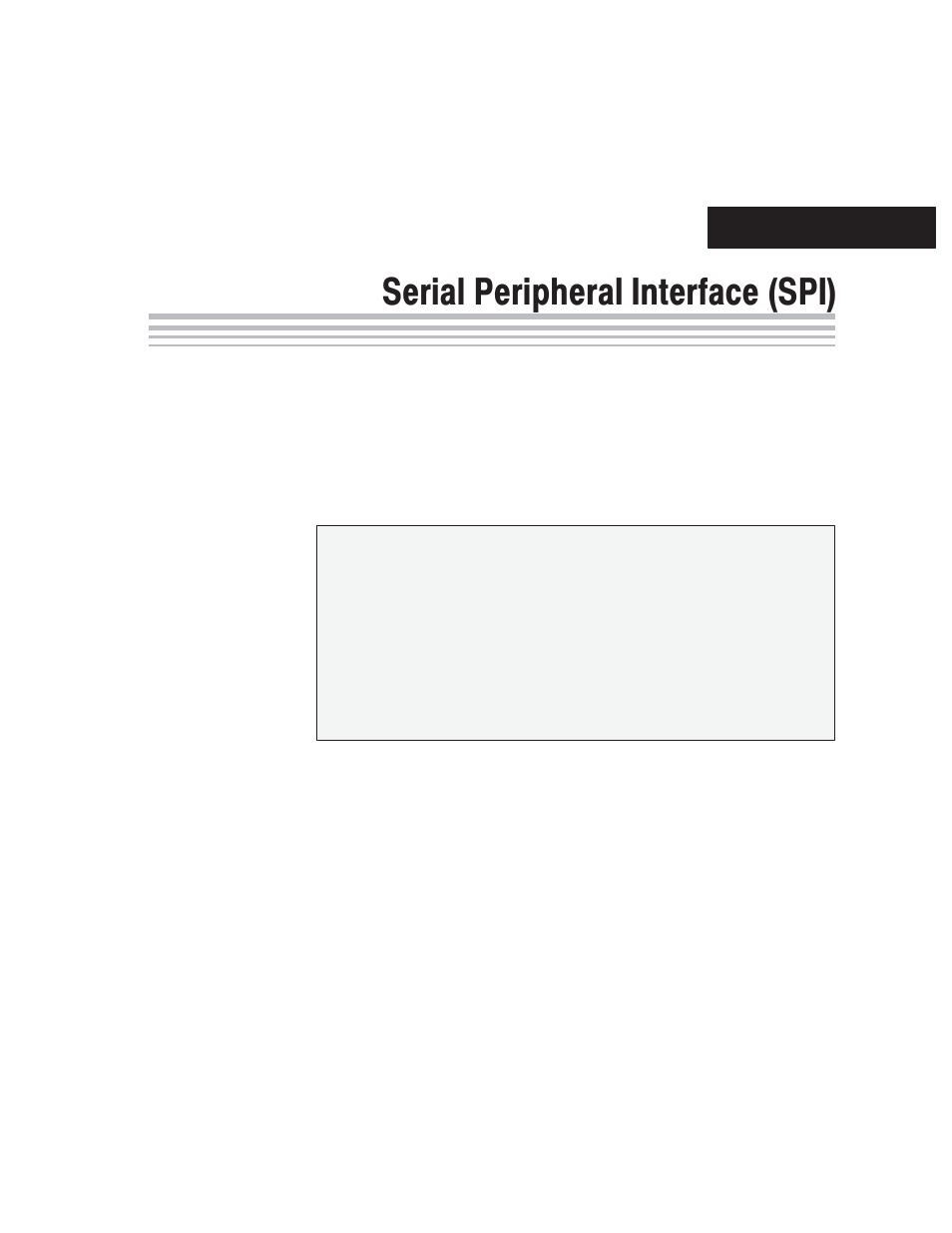 Serial peripheral interface (spi), Chapter 13 | Texas Instruments MSC1210 User Manual | Page 163 / 324