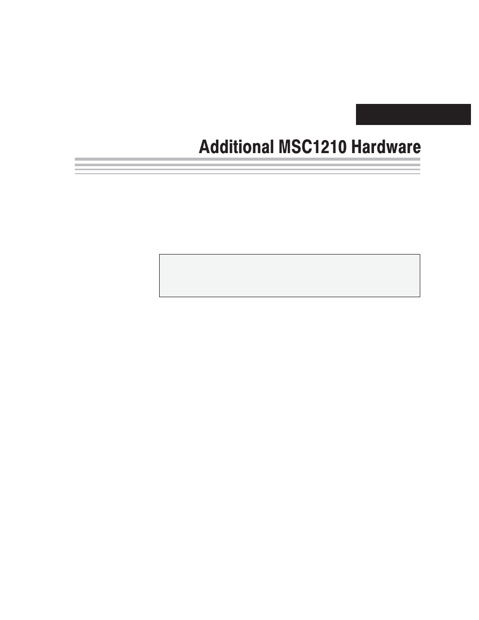 Additional msc1210 hardware, Chapter 14 | Texas Instruments MSC1210 User Manual | Page 175 / 324