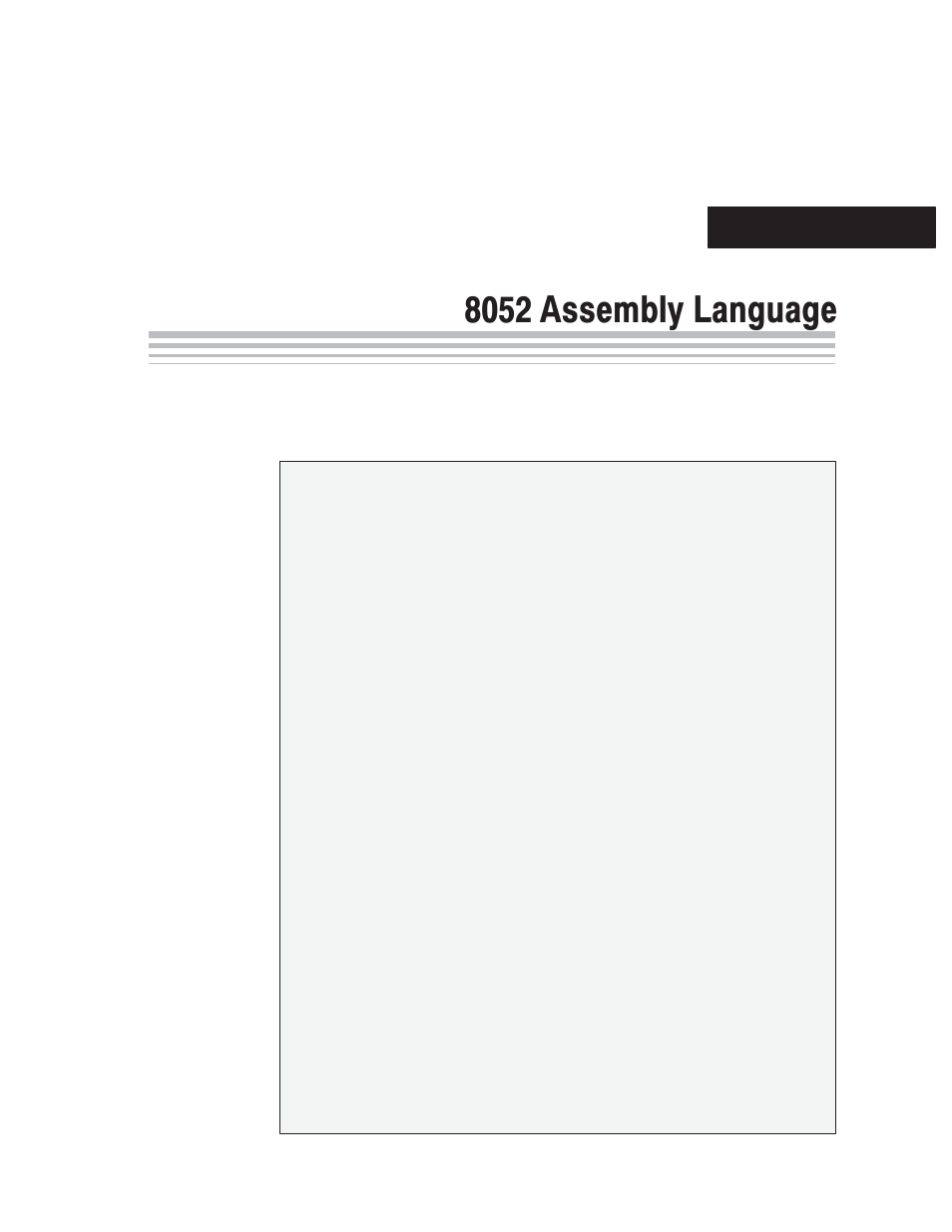 8052 assembly language, Chapter 16 | Texas Instruments MSC1210 User Manual | Page 195 / 324