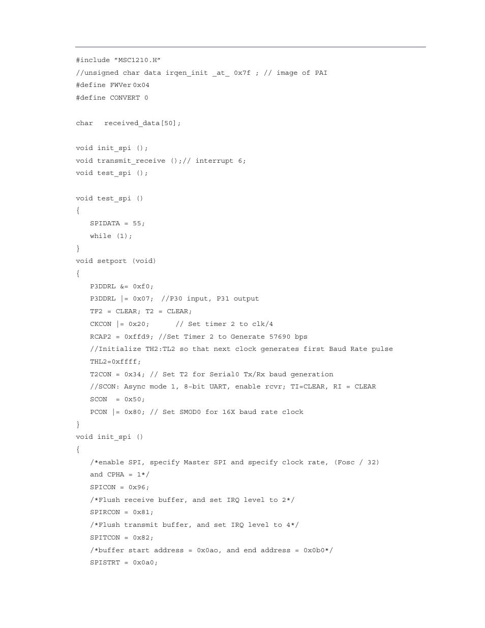 Texas Instruments MSC1210 User Manual | Page 263 / 324