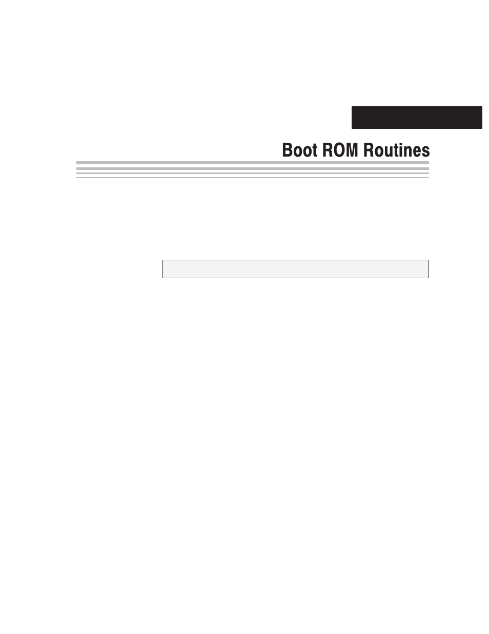 Boot rom routines, Appendix c | Texas Instruments MSC1210 User Manual | Page 279 / 324