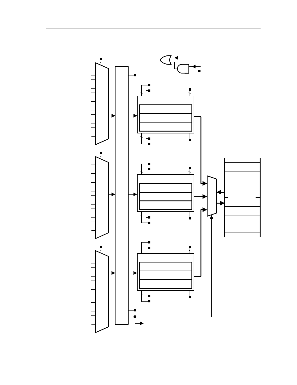 Figure 8−1. dma controller block diagram | Texas Instruments MSP430x4xx User Manual | Page 163 / 512