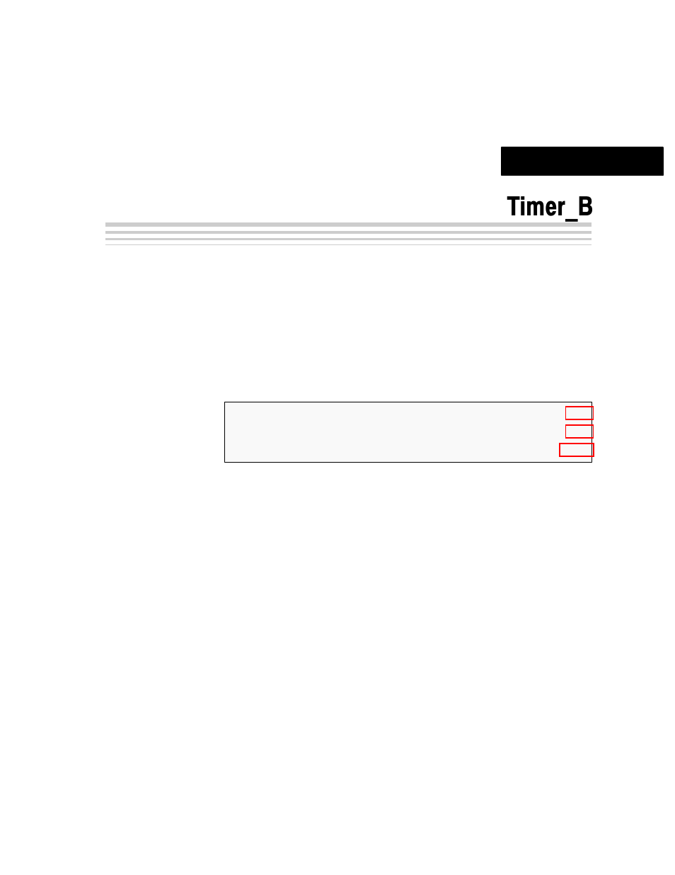 Chapter 13: timer_b, Timer_b, Chapter 13 | Texas Instruments MSP430x4xx User Manual | Page 233 / 512