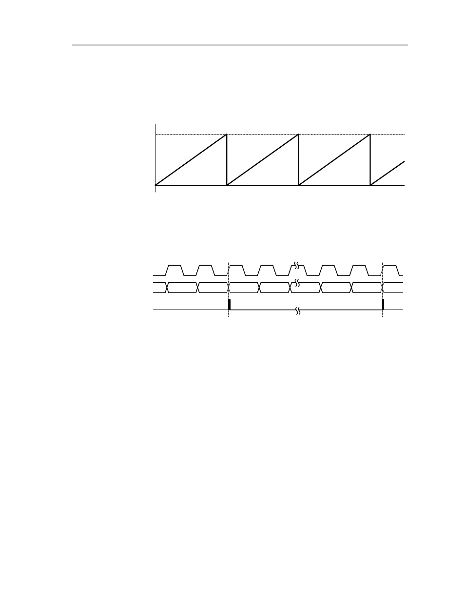 Continuous mode, Figure 13−4. continuous mode, Figure 13−5. continuous mode flag setting | Texas Instruments MSP430x4xx User Manual | Page 239 / 512