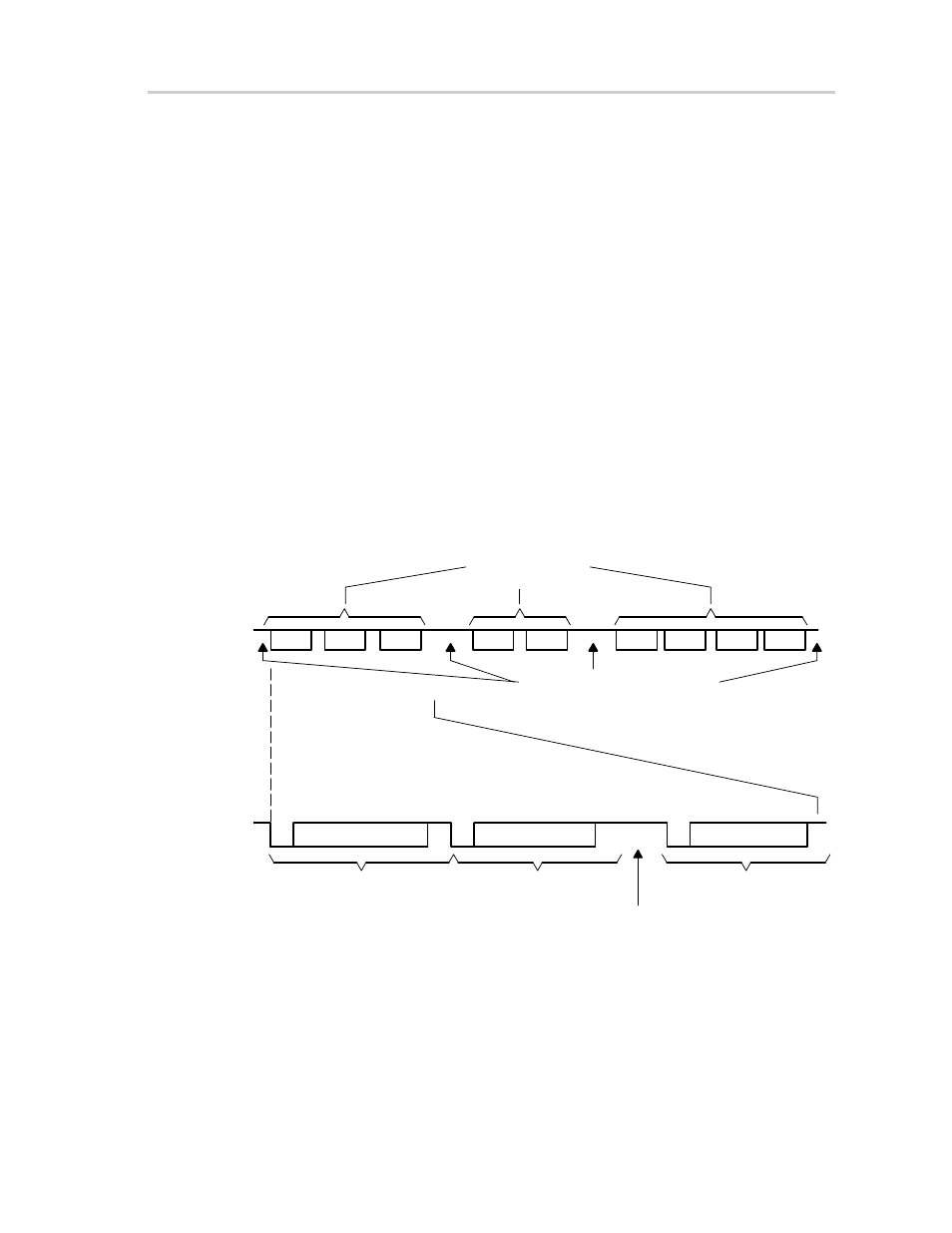 3 asynchronous communication formats, Idle-line multiprocessor format, Figure 14−3. idle | Line format | Texas Instruments MSP430x4xx User Manual | Page 262 / 512