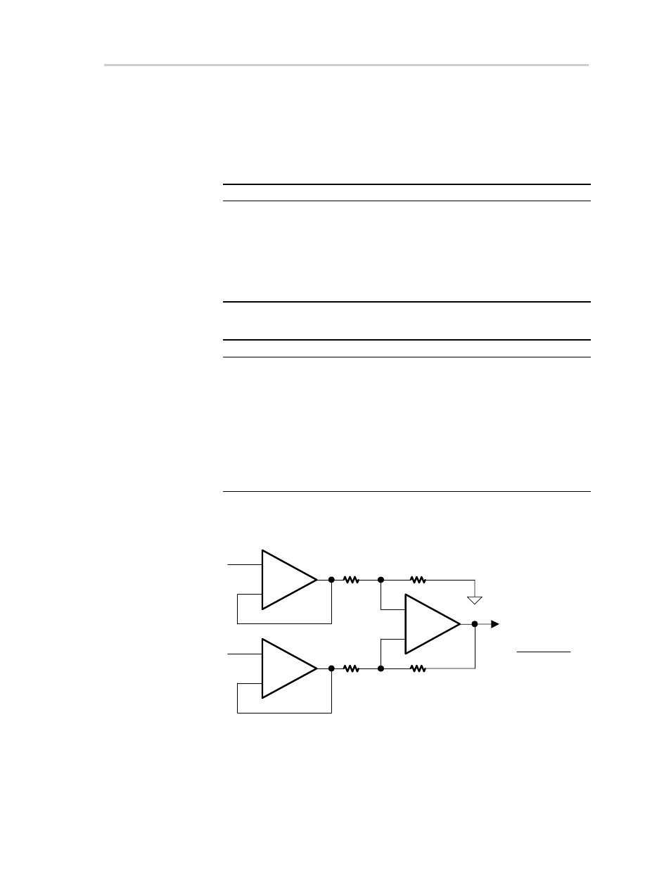 Figure 16−4. three opamp differential amplifier | Texas Instruments MSP430x4xx User Manual | Page 316 / 512