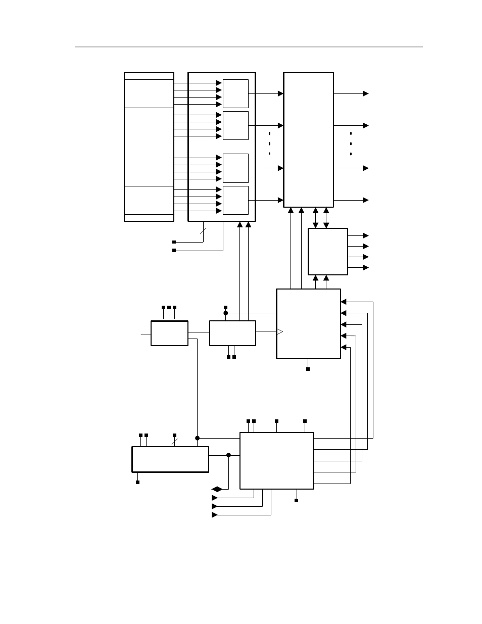 Figure 19−1. lcd_a controller block diagram | Texas Instruments MSP430x4xx User Manual | Page 353 / 512