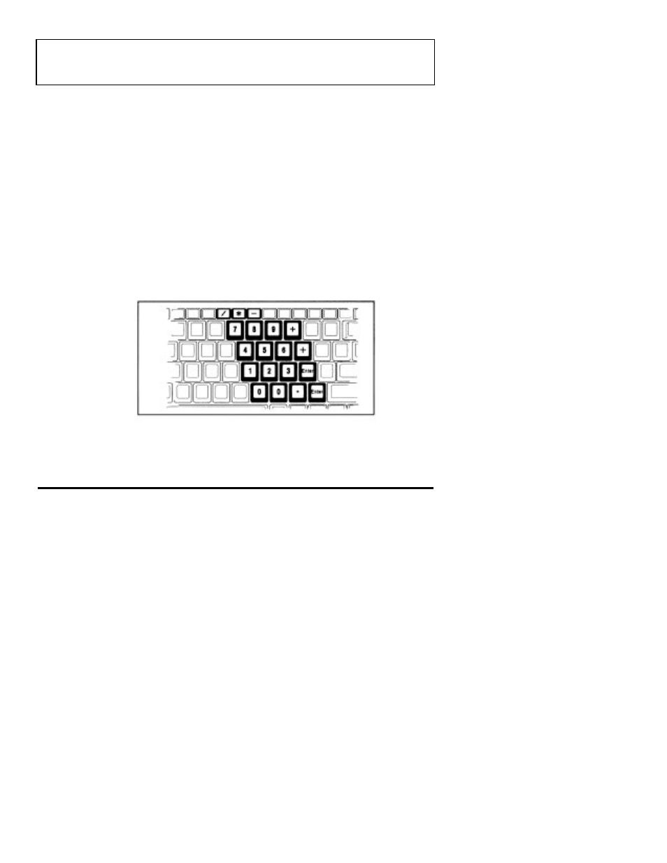 Using the internal numeric keypad, Numlk on | Texas Instruments 4000M User Manual | Page 37 / 113