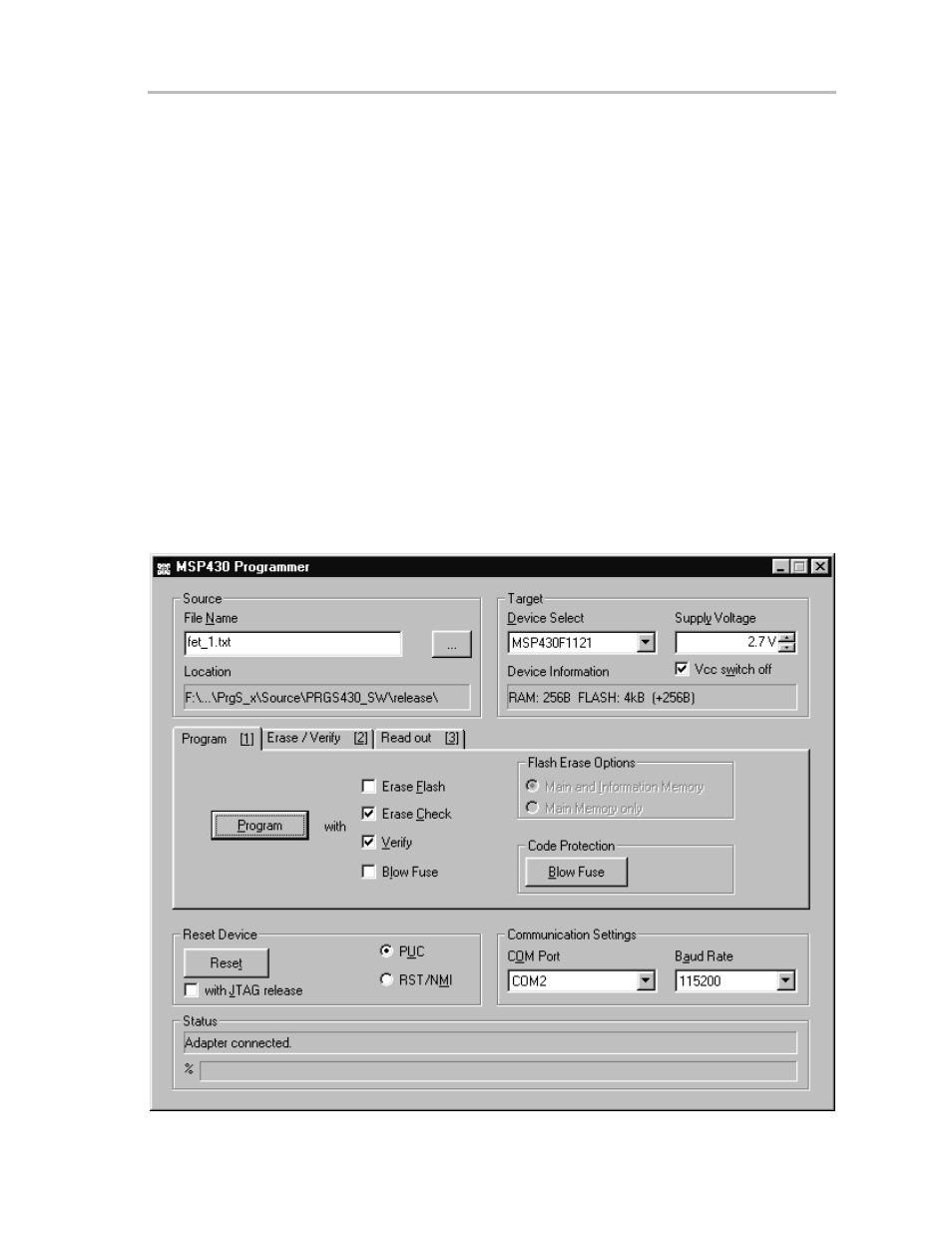 Texas Instruments Serial Programming Adapter MSP430 User Manual | Page 15 / 53