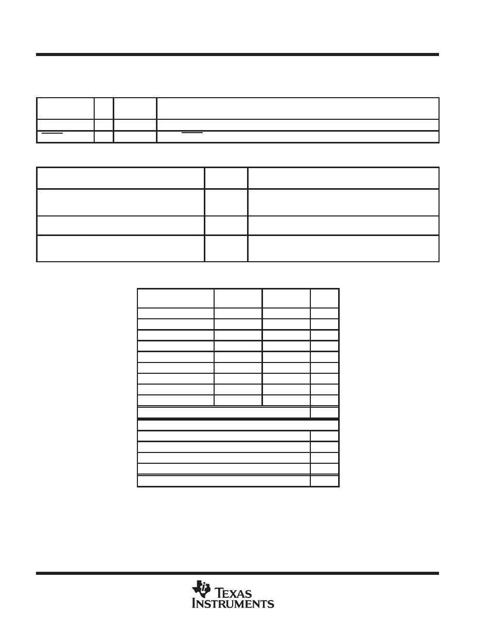 Terminal functions (continued) miscellaneous, Power interface | Texas Instruments THUNDER TNETX3270 User Manual | Page 12 / 65