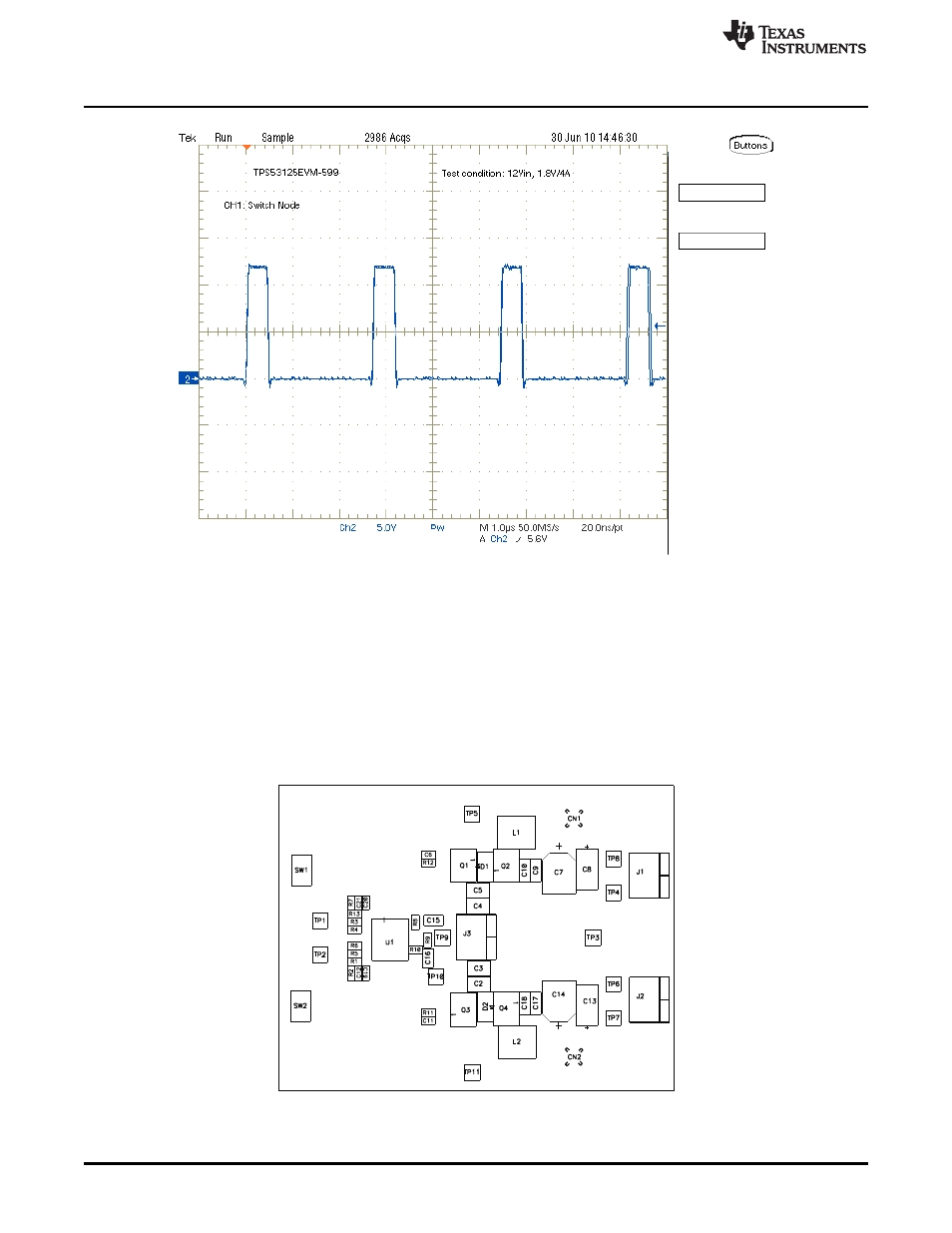 7 tps53125evm-599 assembly drawings and layout, Figure 10 | Texas Instruments TPS53125EVM-599 User Manual | Page 12 / 17