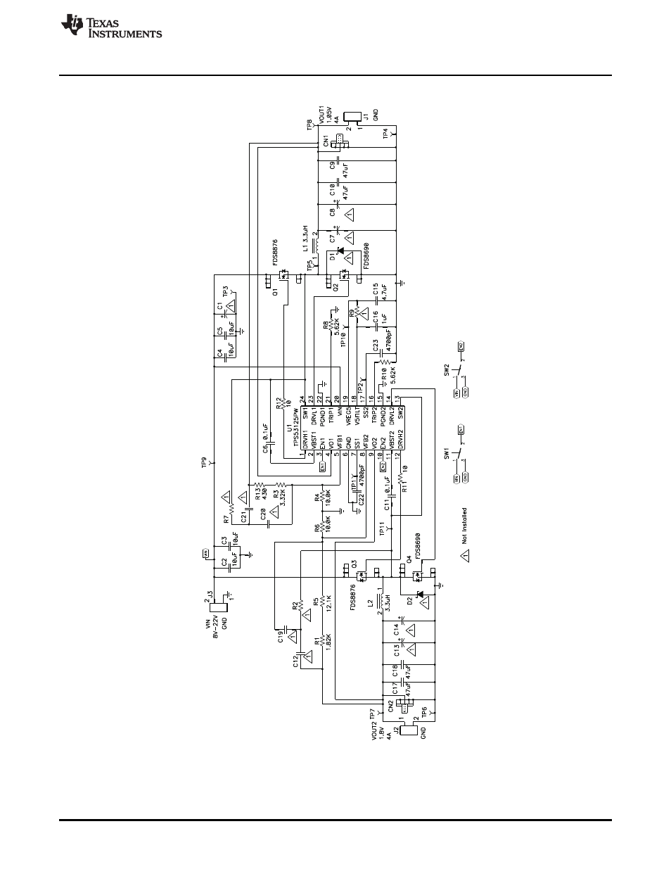 3 tps53125evm-599 schematic | Texas Instruments TPS53125EVM-599 User Manual | Page 3 / 17