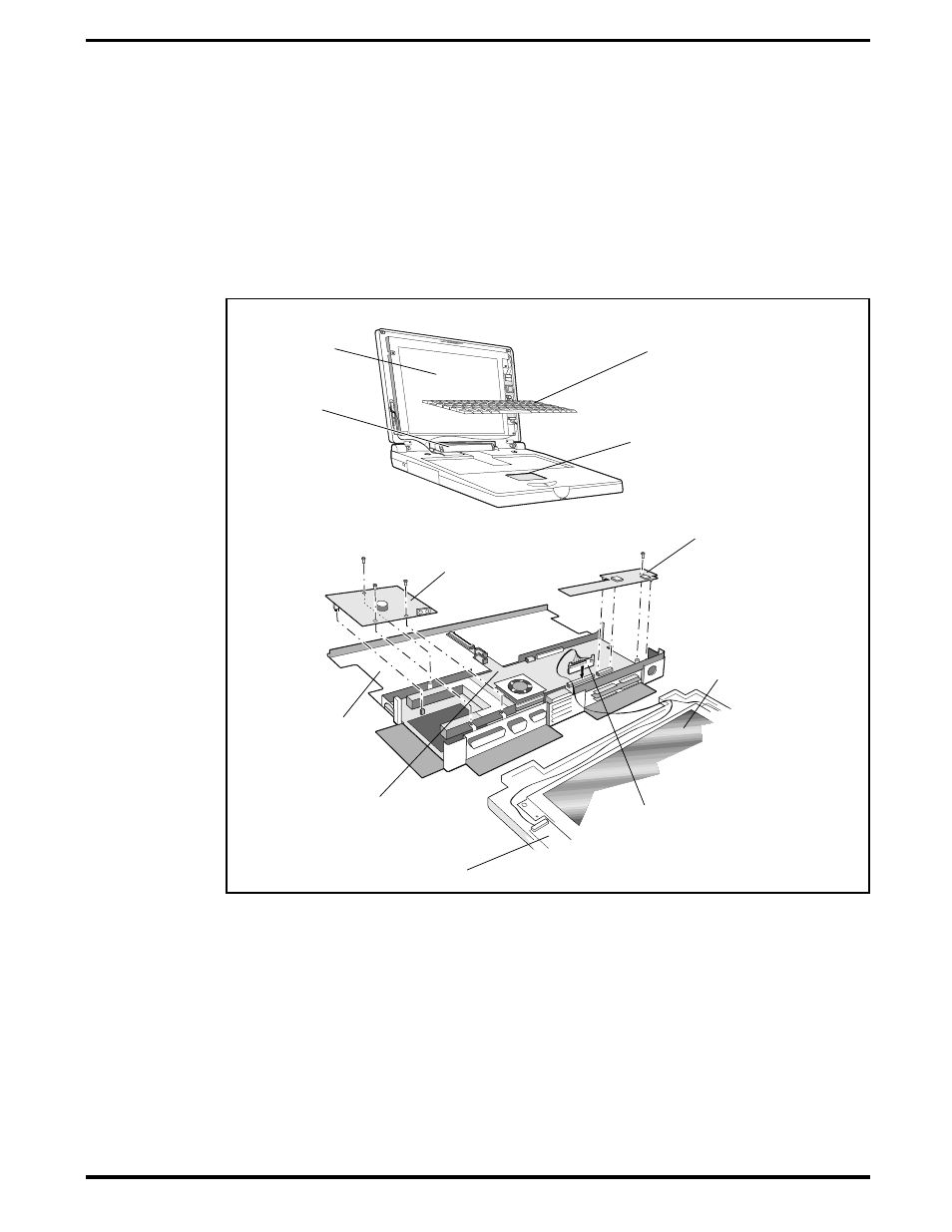 System base assembly | Texas Instruments EXTENSA 570CD User Manual | Page 63 / 85