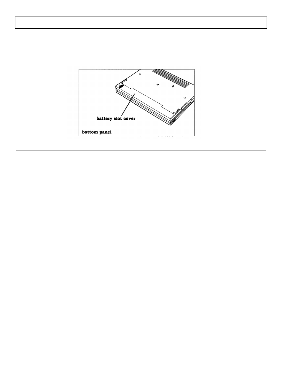 Bottom panel, Bottom panel2-11, Battery slot | Texas Instruments TravelMate 2000 User Manual | Page 34 / 208