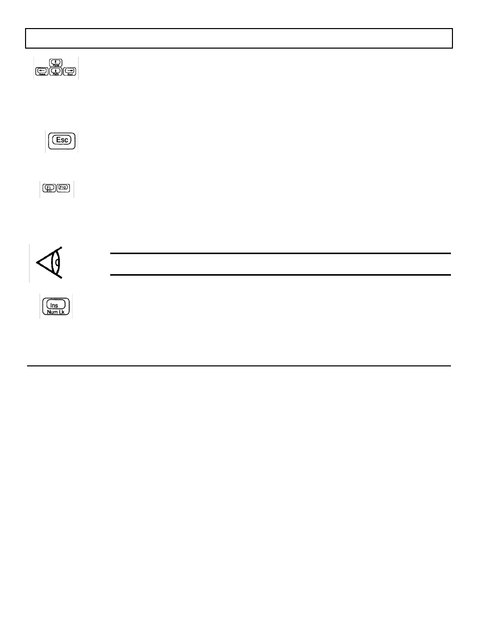 Cursor control keys, Function keys, Ins (insert) | Keyboard | Texas Instruments TravelMate 2000 User Manual | Page 39 / 208