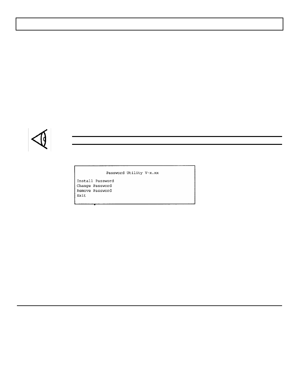 Using the password utility, Accessing the password utility | Texas Instruments TravelMate 2000 User Manual | Page 95 / 208