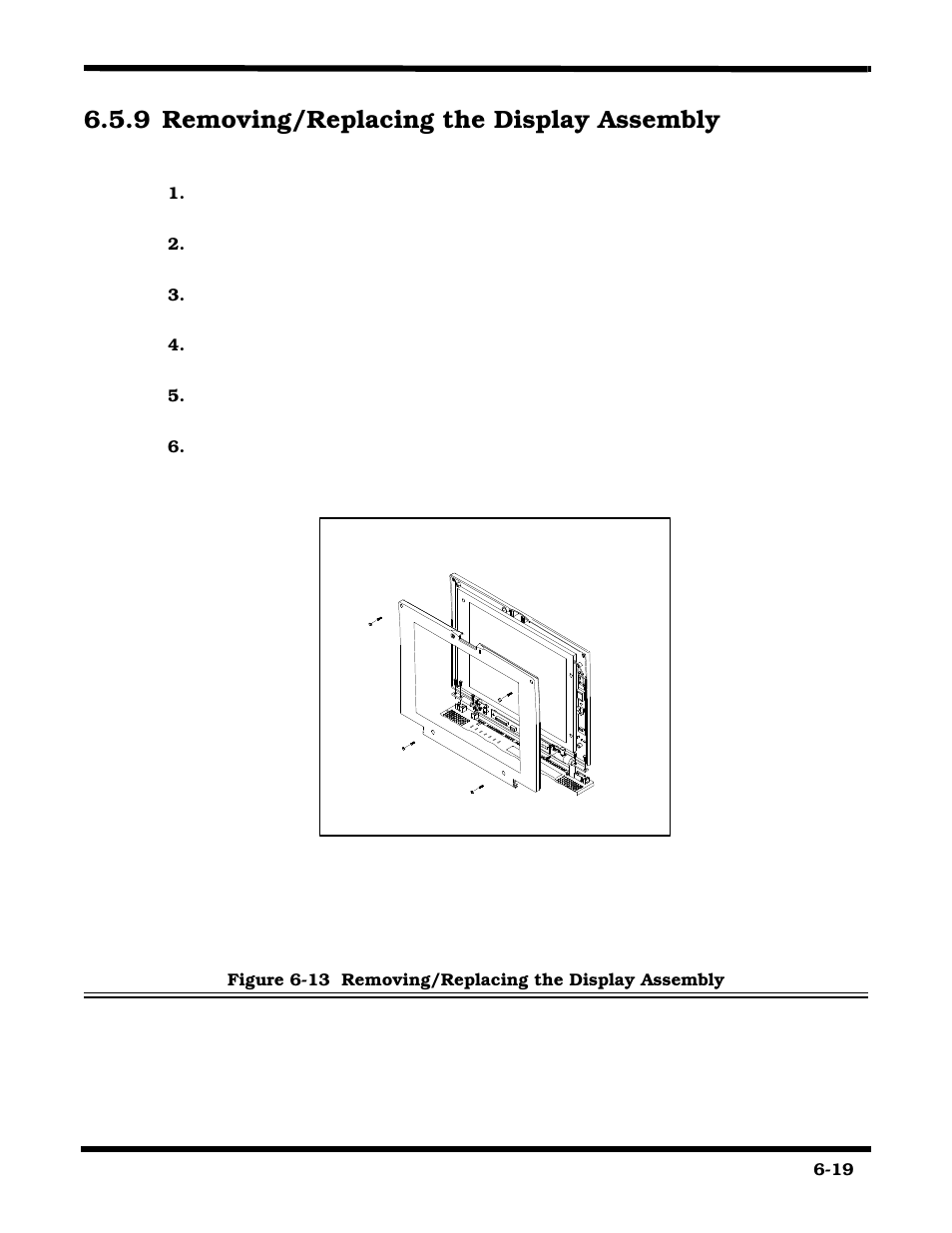 Removing/replacing the display assembly, 9 removing/replacing the display assembly | Texas Instruments 660 User Manual | Page 113 / 147