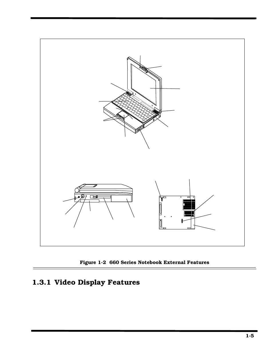 Video display features, 1 video display features | Texas Instruments 660 User Manual | Page 13 / 147