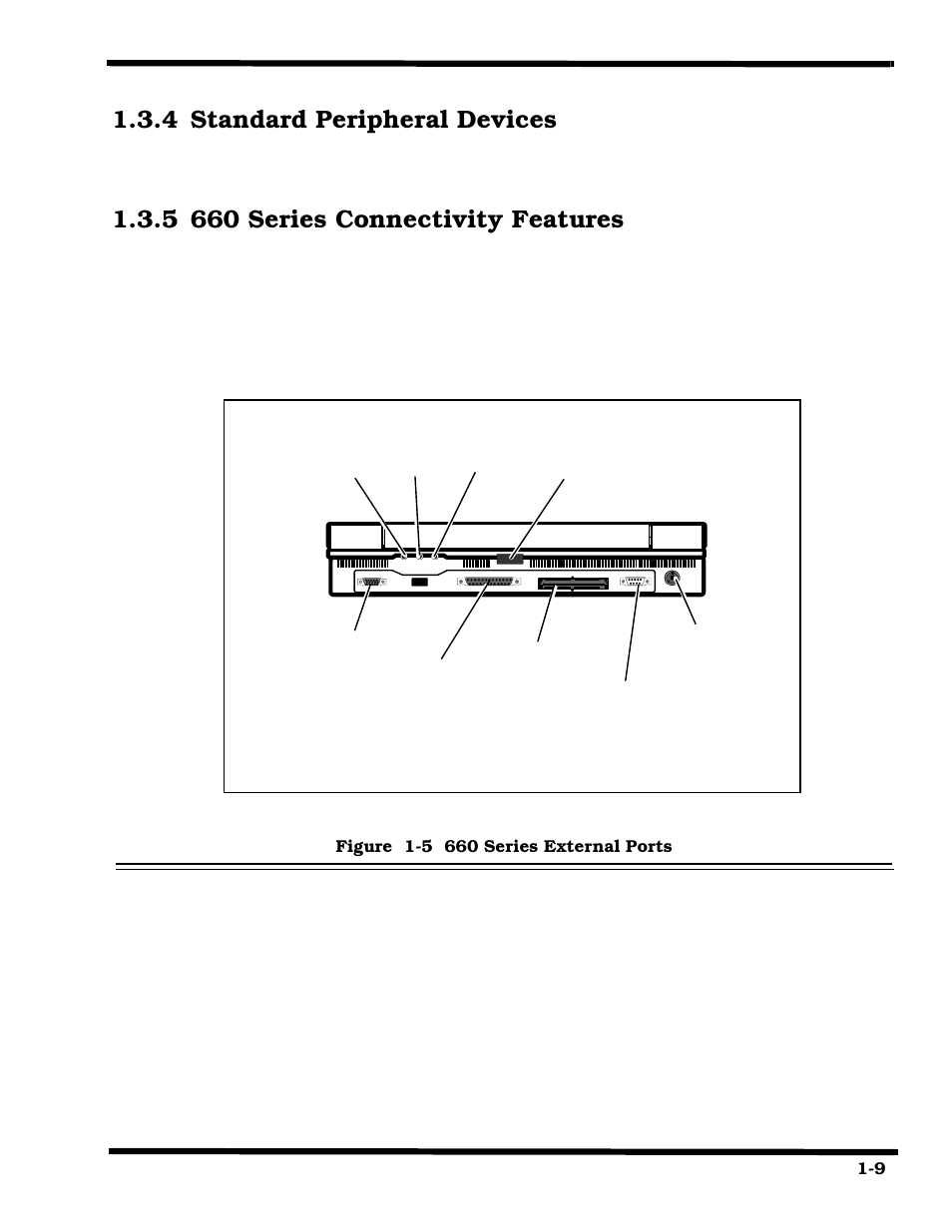 Standard peripheral devices, 660 series connectivity features, 4 standard peripheral devices | 5 660 series connectivity features | Texas Instruments 660 User Manual | Page 17 / 147