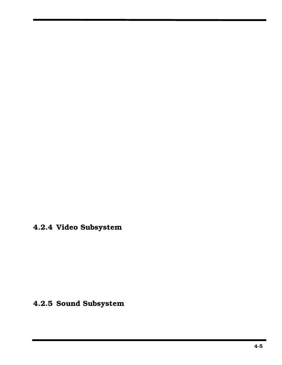 Video subsystem, Sound subsystem, 4 video subsystem | 5 sound subsystem | Texas Instruments 660 User Manual | Page 57 / 147