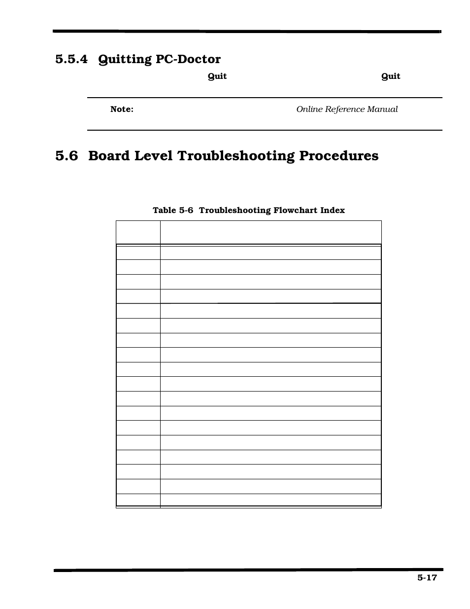 Quitting pc-doctor, Board level troubleshooting procedures, 6 board level troubleshooting procedures | 4 quitting pc-doctor | Texas Instruments 660 User Manual | Page 77 / 147