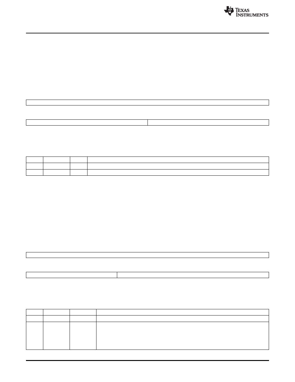 6 i2c data receive register (icdrr), 7 i2c slave address register (icsar), Section 3.6 | Section 3.7 | Texas Instruments TMS320C642X User Manual | Page 30 / 41