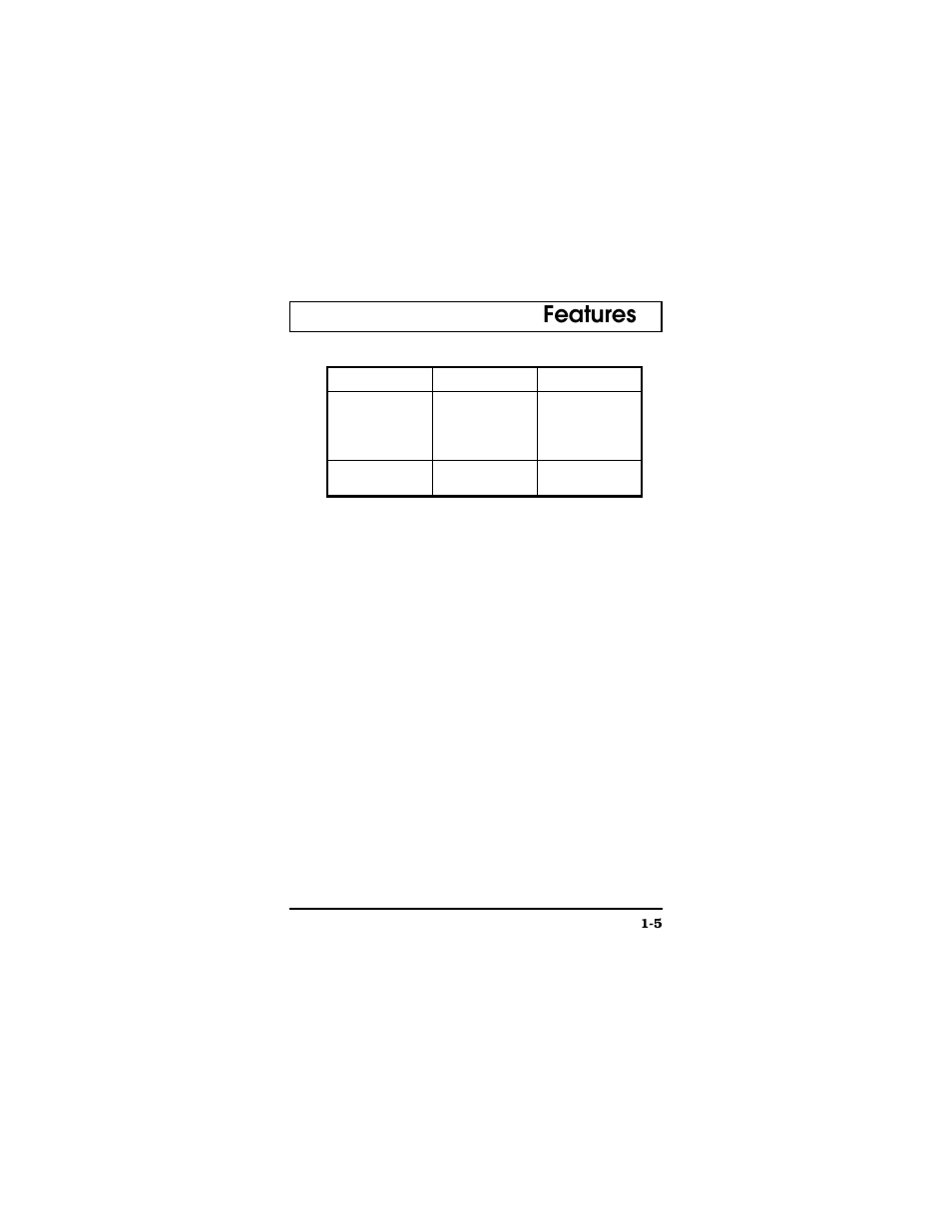 Features | Texas Instruments TM5000 Series User Manual | Page 14 / 117