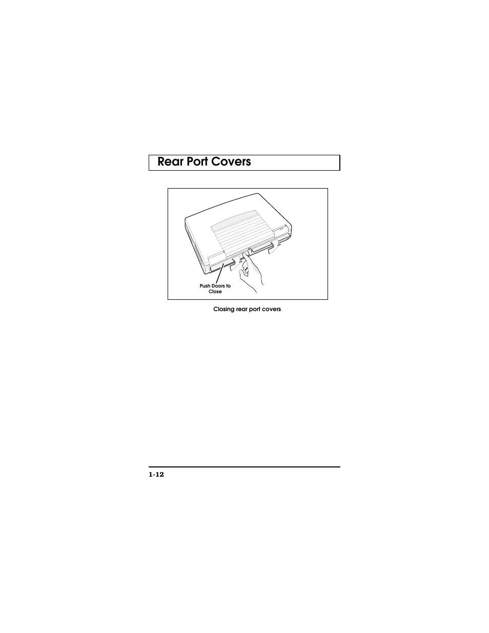 Rear port covers | Texas Instruments TM5000 Series User Manual | Page 21 / 117