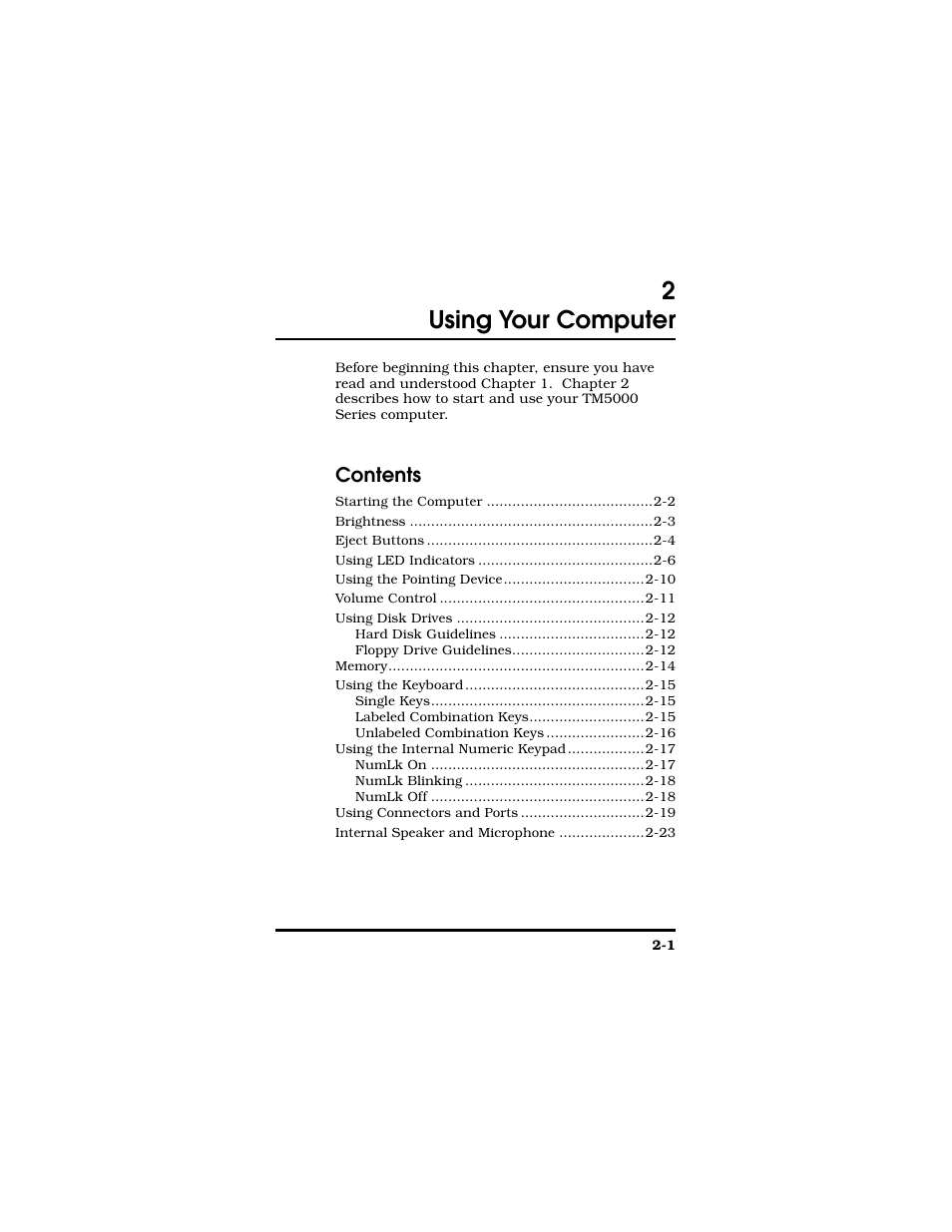 Texas Instruments TM5000 Series User Manual | Page 25 / 117