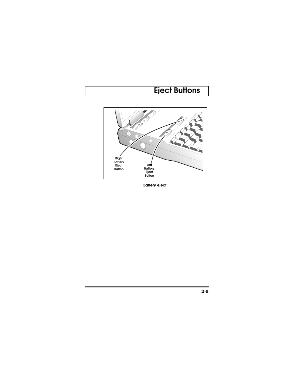 Eject buttons | Texas Instruments TM5000 Series User Manual | Page 29 / 117