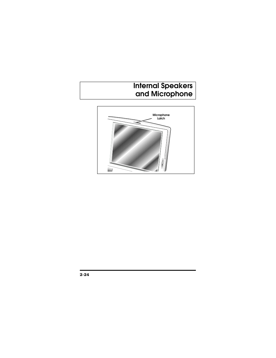 Internal speakers and microphone | Texas Instruments TM5000 Series User Manual | Page 48 / 117