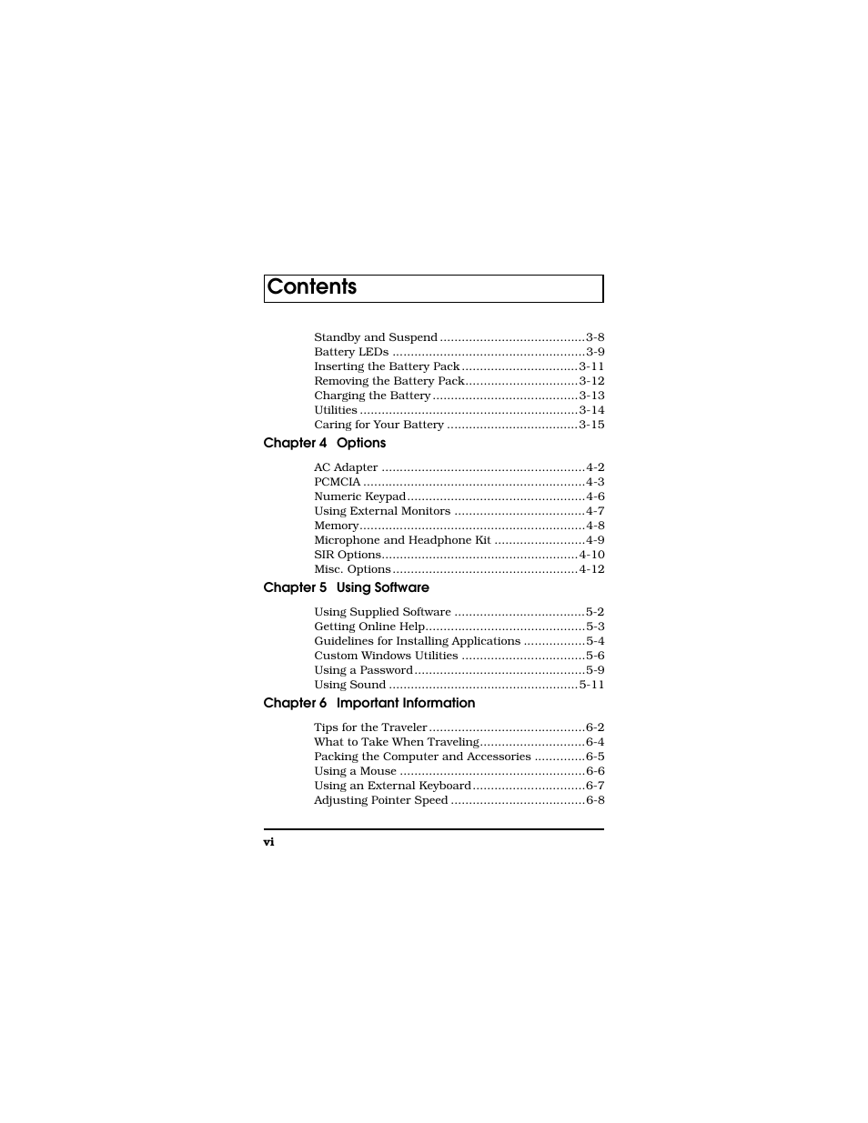 Texas Instruments TM5000 Series User Manual | Page 6 / 117